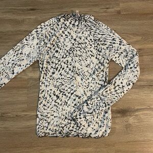 FP Movement by Free People Black and White Knit Top